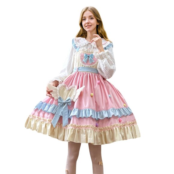 Himifashion | Dresses | Adorable Princess Dress For Girls Sweet Long ...